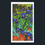Serviette En Papier Van Gogh - Irises, célèbre peinture,<br><div class="desc">La peinture populaire de Vincent van Gogh,  Irises</div>