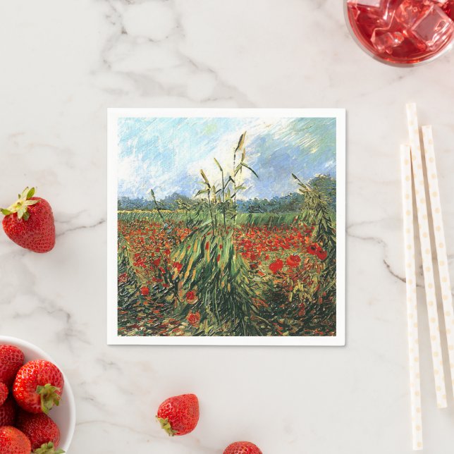 Serviette En Papier Van Gogh - Oreilles vertes du blé (En situation)