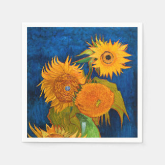Serviette En Papier Van Gogh Sunflowers