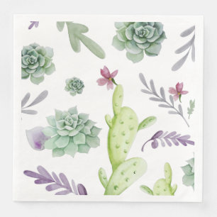 Serviette En Papier Variété de cactus