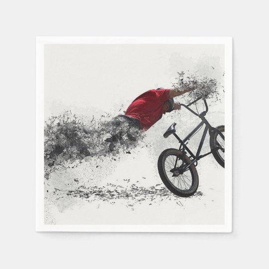Vélo BMX Personnalisé Noël Carte de vœux