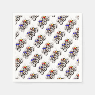 Serviette En Papier Vélos