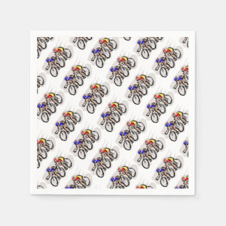 Serviette En Papier Vélos