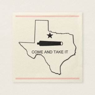 SERVIETTE EN PAPIER VENEZ IL FALLOIR - LE TEXAS