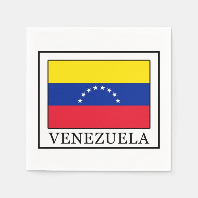 Serviette En Papier Venezuela (Devant)