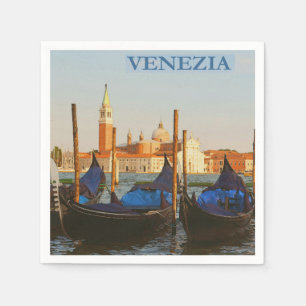 Serviette En Papier Venice Italie Papier Napkin