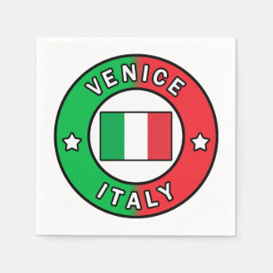 Serviette En Papier Venise Italie