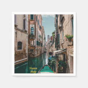 Serviette En Papier Venise Italie La ville flottante