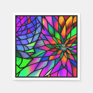 Serviette En Papier Verre de Faux