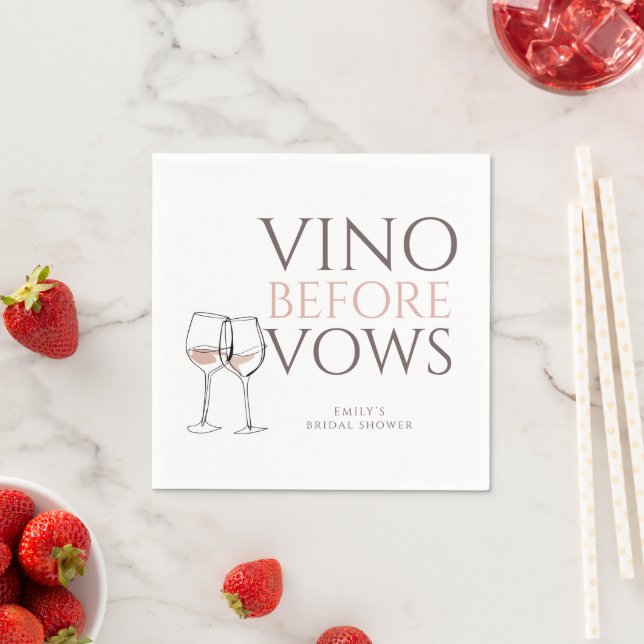 Serviette En Papier Verres à vin Doodle Vino avant les vœux Enterremen (En situation)