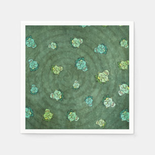 Serviette En Papier Vert Éffrayant Halloween effrayant Zombie Fun