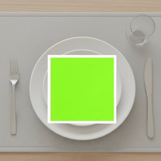 Serviette En Papier vert fluorescent -vide  (Créateur téléchargé)