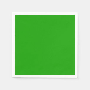 Serviette En Papier VERT KELLY (couleur solide) ~