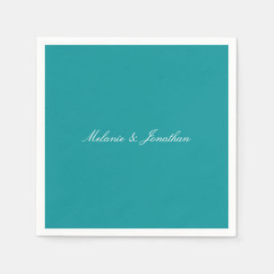 Serviette En Papier Vert turquoise