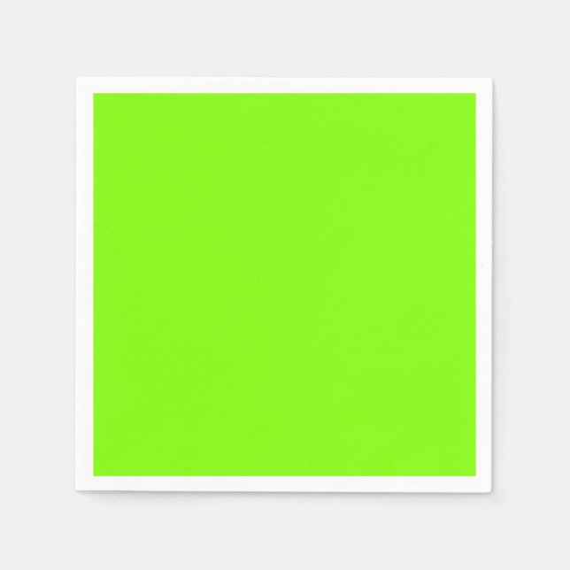 Serviette En Papier Vert UFO (Devant)