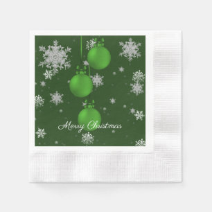 Serviette En Papier Vêtements de Noël Vert Papier Napkin