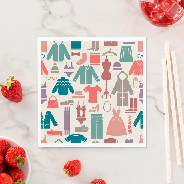 Serviette En Papier Vêtements Icônes Serviettes (Créateur téléchargé)