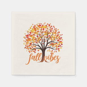 Serviette En Papier Vibes d'automne - Cosy Fall Tree
