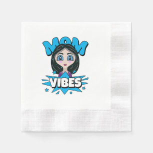 Serviette En Papier Vibes de maman