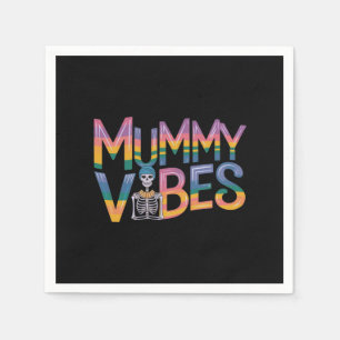 Serviette En Papier Vibes mamans : Amusez-vous Éffrayant à Halloween