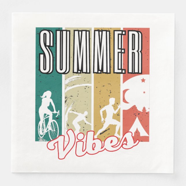 Serviette En Papier Vibes.w (Devant)