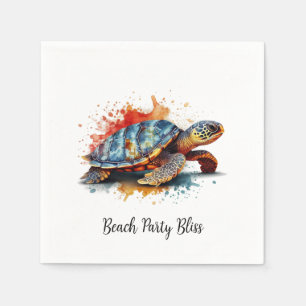 Serviette En Papier Vibrant Voyager, coutume