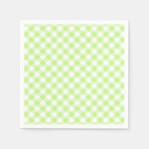 Serviette En Papier Vichy Anis