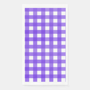 Serviette En Papier Vichy Lavande