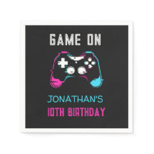Video Game Level up Gamer Birthday Photo