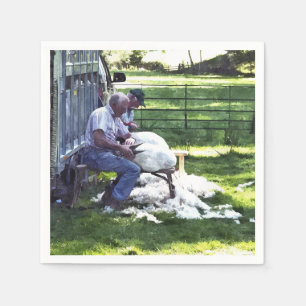 SERVIETTE EN PAPIER VIE AGRICOLE