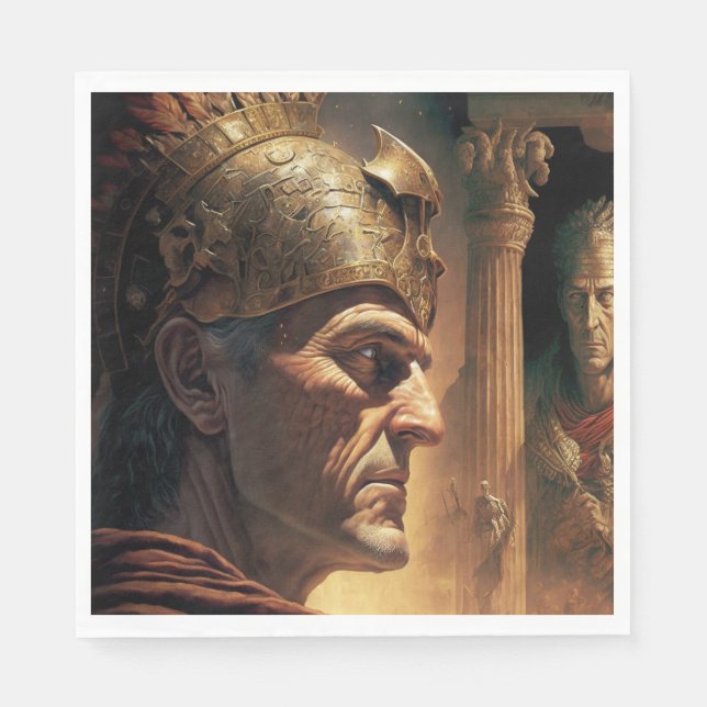 Serviette En Papier Vie de Nicias et Crassus (Devant)