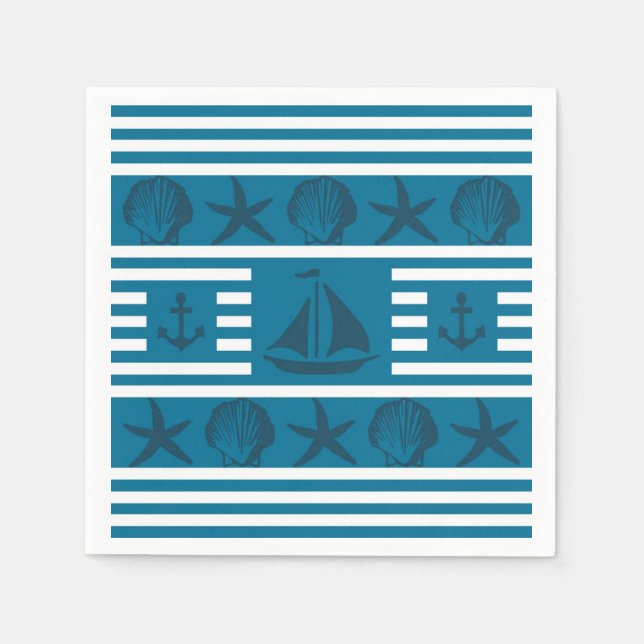 Serviette En Papier Vie marine (Devant)