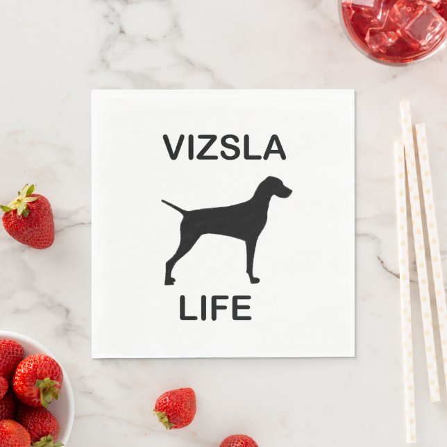 Serviette En Papier vie vizsla (En situation)
