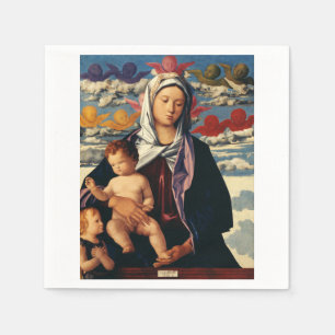 Serviette En Papier Vierge à l'Enfant de Bellini Haute-Fidélité Beaux-
