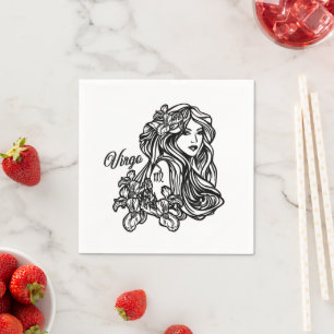 Serviette En Papier Vierge Zodiac Vierge