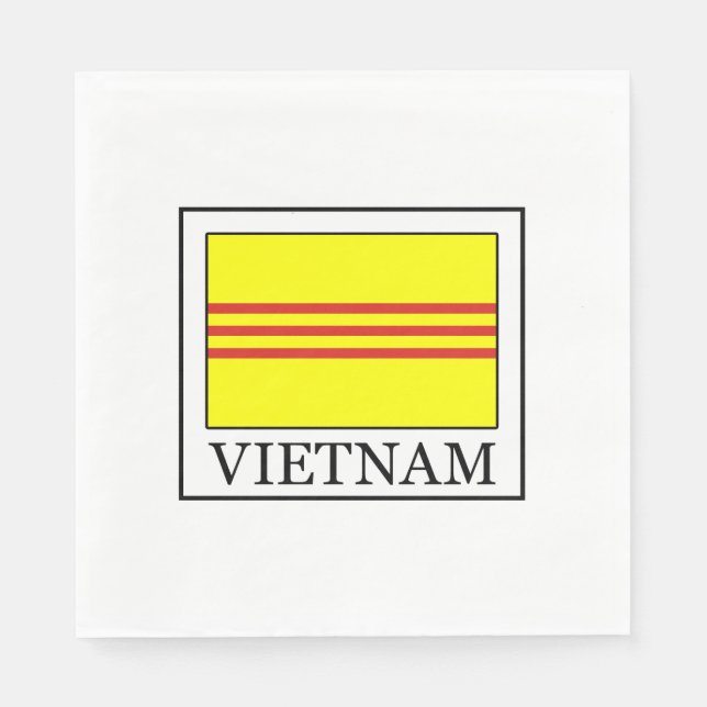 Serviette En Papier Vietnam (Devant)