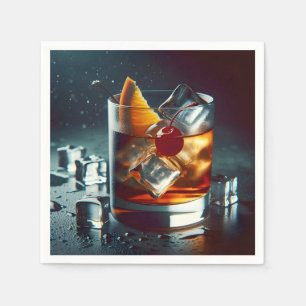 Serviette En Papier Vieux Cocktail Party