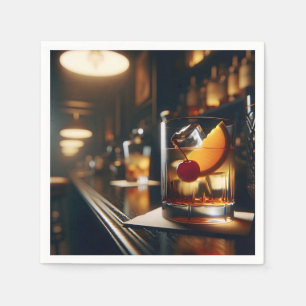 Serviette En Papier Vieux Cocktail Party