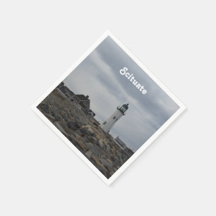 Serviette En Papier Vieux phare de Scituate