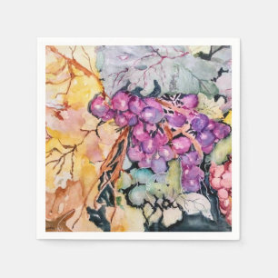 Serviette En Papier Vigne de raisins