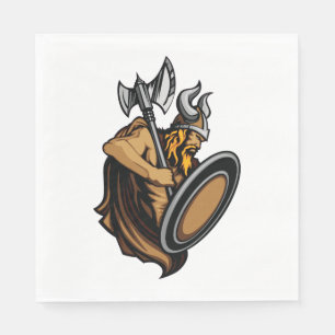 Serviette En Papier Viking Warrior