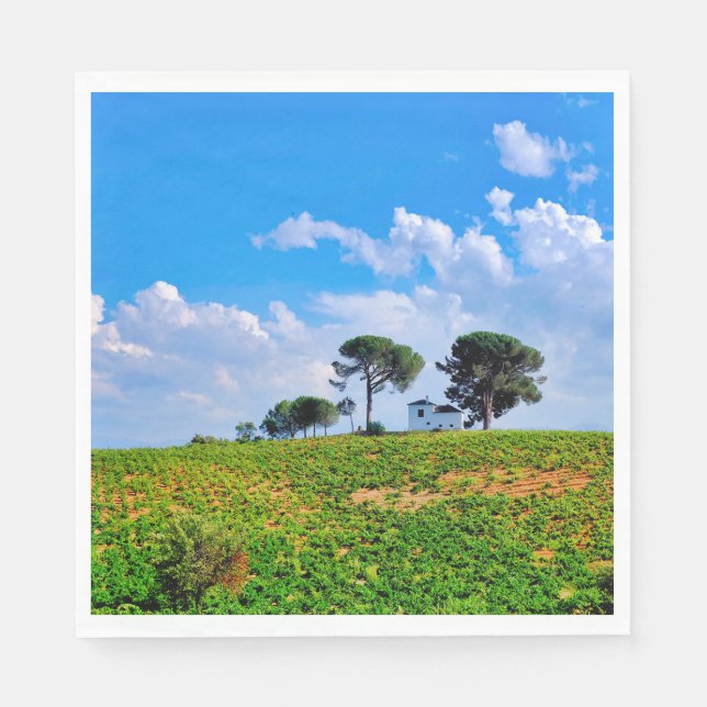 Serviette En Papier Viña de Los Pinos (Devant)