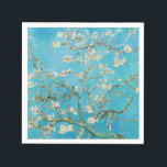 Serviette En Papier Vincent van Gogh - Fleur d'amandes<br><div class="desc">Almond Blossom / Branches with Almond Blossom - Vincent van Gogh,  Oil on Canvas,  1890</div>