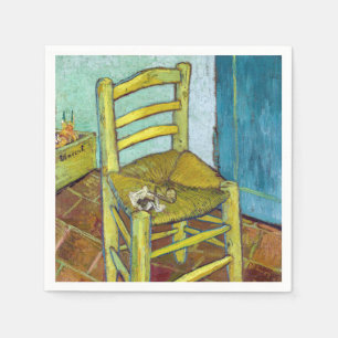 Serviette En Papier Vincent van Gogh - La chaise de Van Gogh