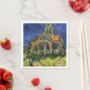 Serviette En Papier Vincent van Gogh - L'église d'Auvers