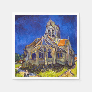 Serviette En Papier Vincent van Gogh - L'église d'Auvers