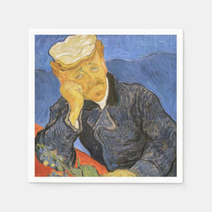 Serviette En Papier Vincent Van Gogh - Portrait du Docteur Paul Gachet