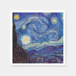 Serviette En Papier VINCENT VAN GOGH - Starry night 1889
