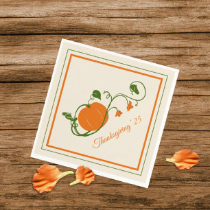 Serviette En Papier Vins citrouilles