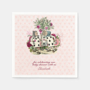 Serviette En Papier Vintage Alice In Wonderland Tea Party BABY SHOWER